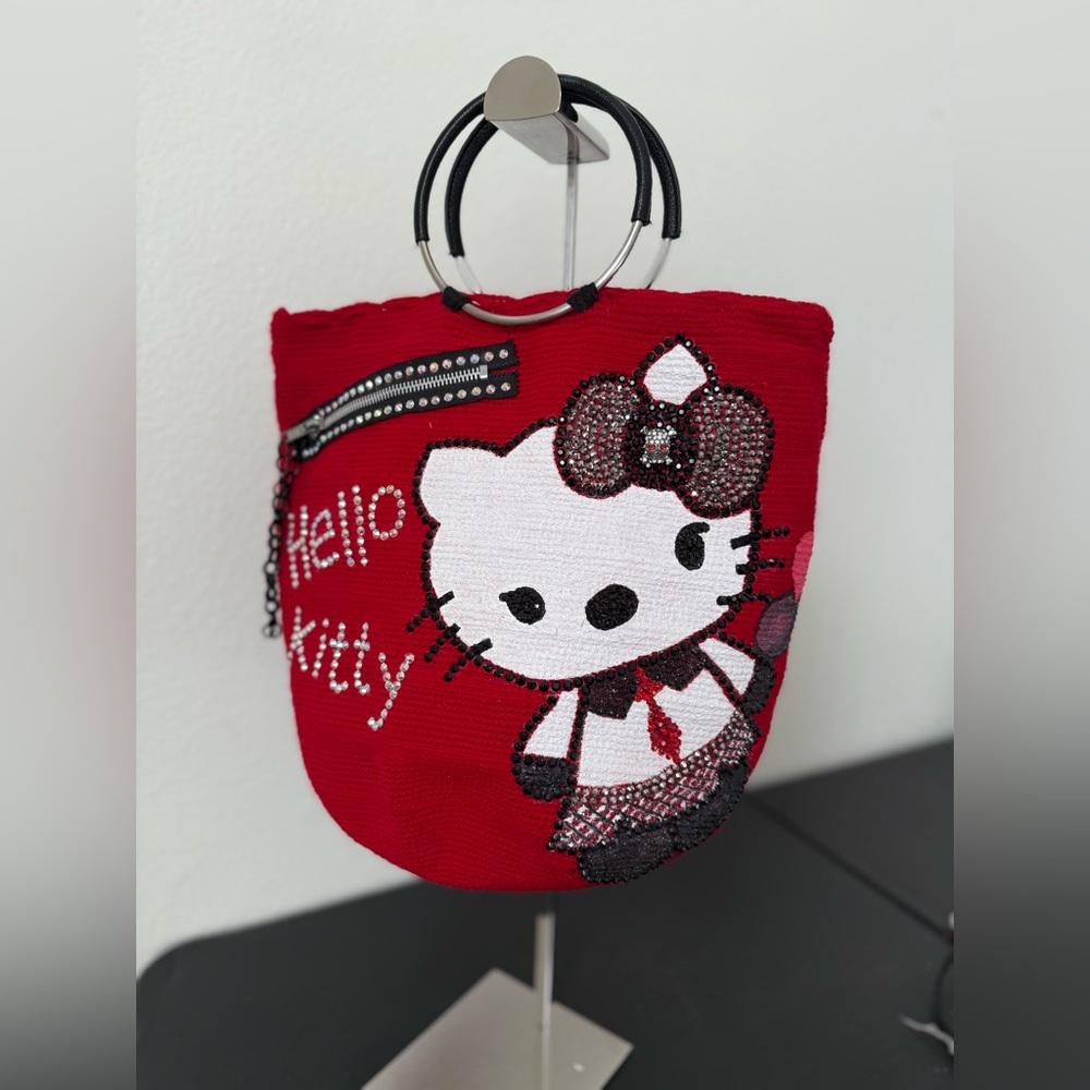 Hello Kitty Red and Black Kids Bag